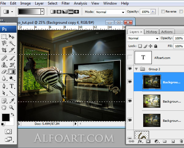 lcd plasma alive tv , midnight magic, zoo, zebra, crocodile, tv set, interior, mysterious room, horror room.